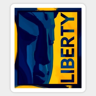 Buddha Art LIBERTY Sticker